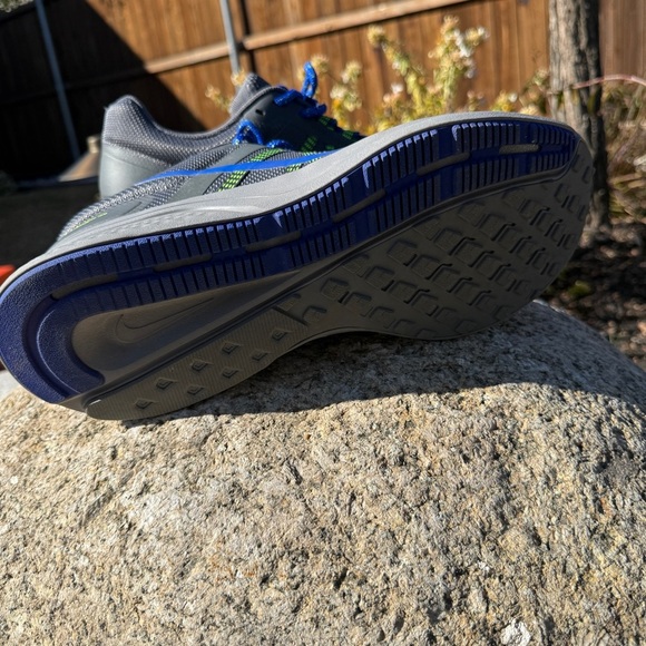Nike Run Swift 2 Men\'s 13 Running Shoes Sneakers Gray Volt Blue Air Zoom Train main image 5
